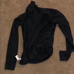 adidas women’s running quarter zip size L